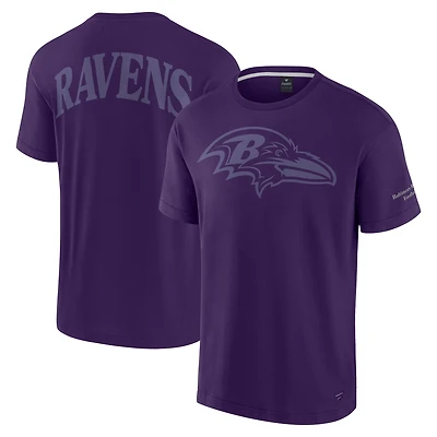 T-shirt unisexe Fanatics violet emblématique des Baltimore Ravens
