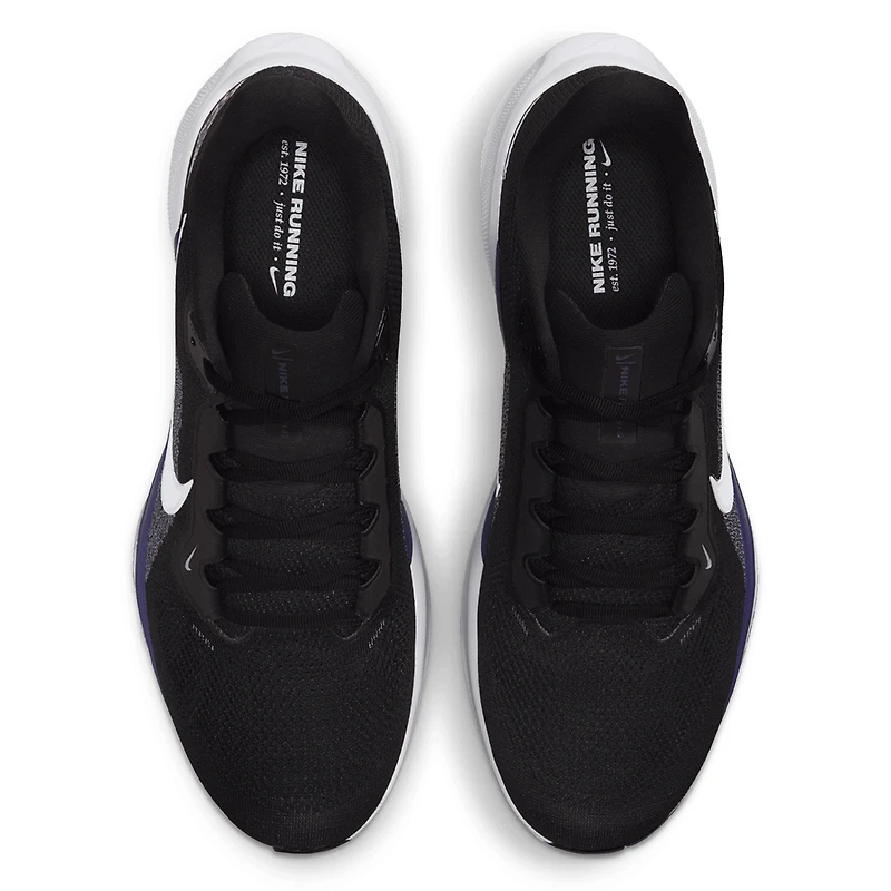 Baskets Nike Air Zoom Pegasus 41 noires unisexes des Baltimore Ravens