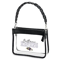 Mini sac bandoulière à chaîne en plastique WEAR by Erin Andrews des Ravens de Baltimore