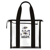 Sac fourre-tout WEAR by Erin Andrews Baltimore Ravens Stadium avec bordure aux couleurs de l'équipe