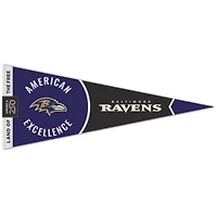 Fanion premium WinCraft Baltimore Ravens 12" x 30" America 250