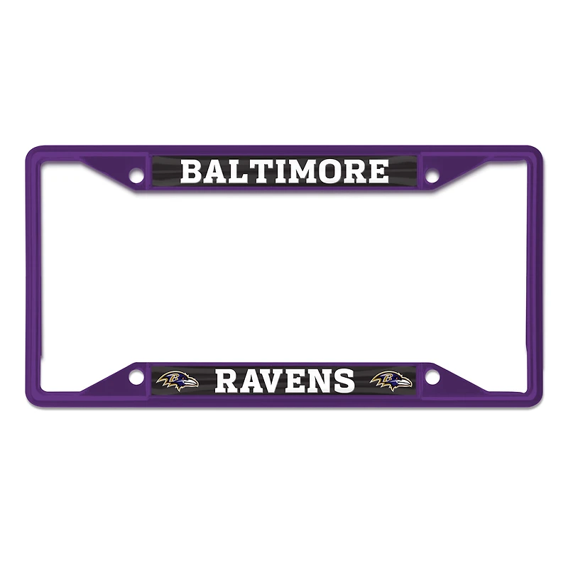 WinCraft Baltimore Ravens Chrome Cadre de plaque d'immatriculation