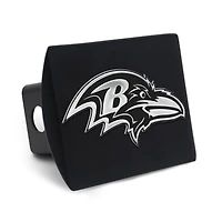 Cache-attelage WinCraft Baltimore Ravens en métal chromé de qualité supérieure