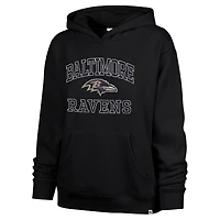 Women's '47  Black Baltimore Ravens Clarity Naomi Pullover Hoodie