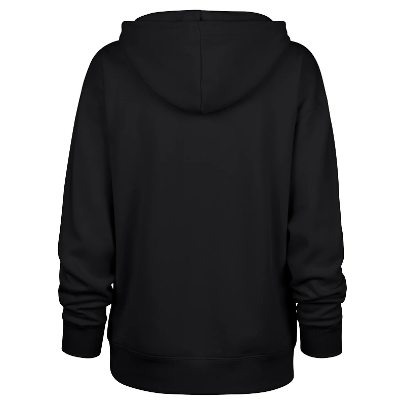 Women's '47  Black Baltimore Ravens Clarity Naomi Pullover Hoodie