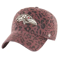 Casquette ajustable Tawny Clean Up des Baltimore Ravens marron '47 pour femme