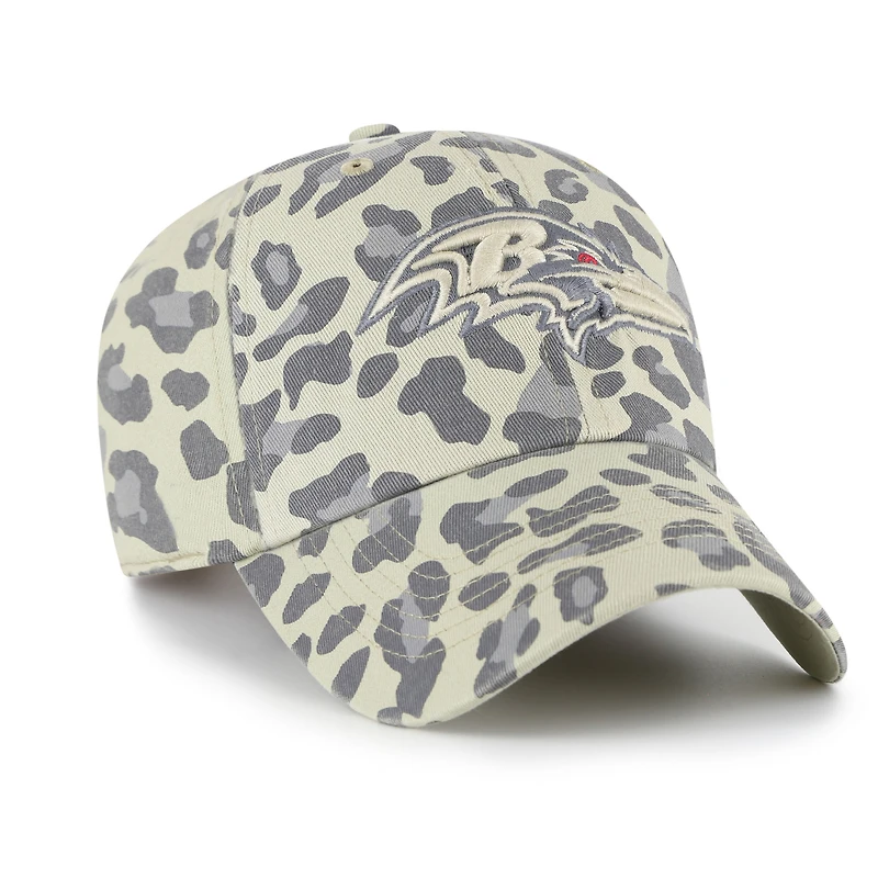 Casquette ajustable Bagheera Clean Up grise pour femme des Baltimore Ravens, modèle 1947