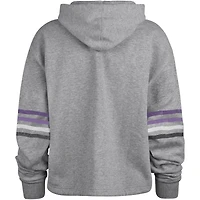 Sweat à capuche '47 Heather Grey Baltimore Ravens Upland Bennett pour femmes