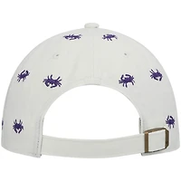 Women's '47 White Baltimore Ravens Confetti Clean Up Adjustable Hat