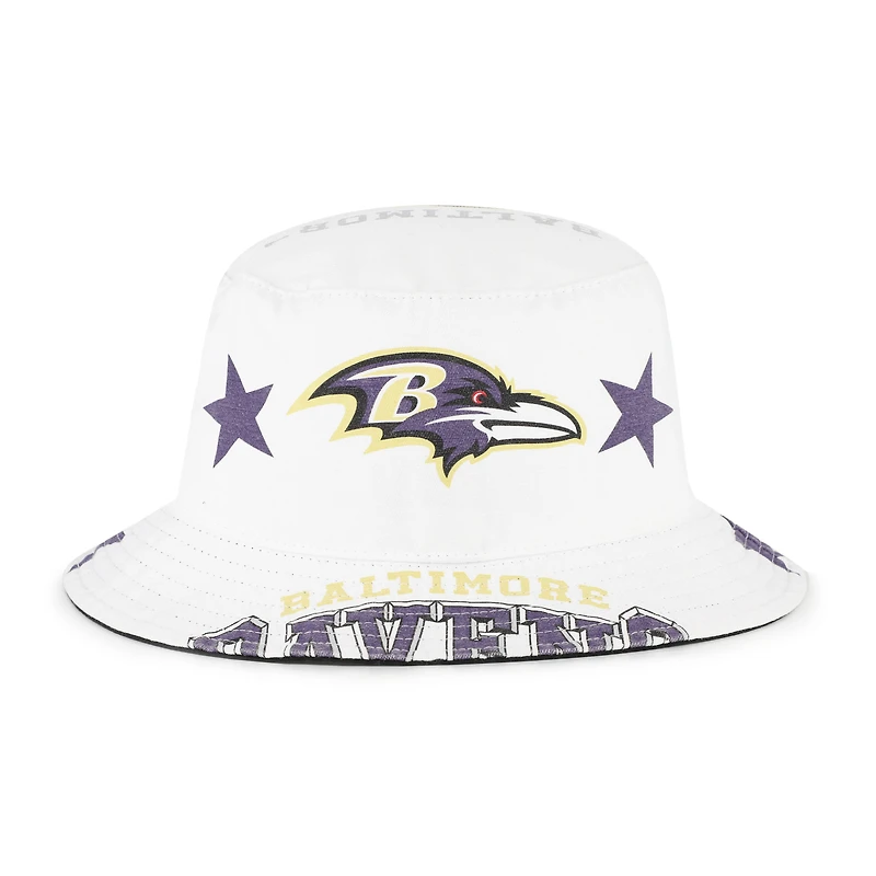 Bob Energize blanc '47 pour femme des Baltimore Ravens