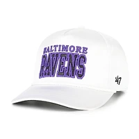 Women's '47  White Baltimore Ravens Outspoken Hitch Adjustable Hat