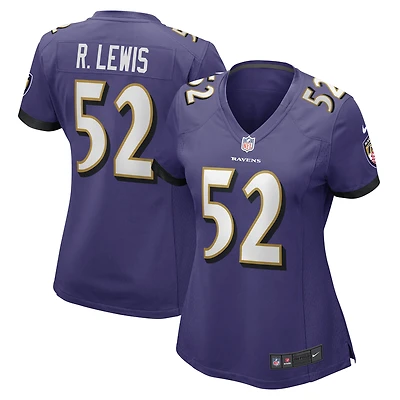 Maillot de match violet Nike Ray Lewis des Ravens Baltimore pour femmes