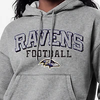 Women's Champion Gray Baltimore Ravens Triumph Tri-Blend Hoodie