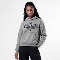 Women's Champion Gray Baltimore Ravens Triumph Tri-Blend Hoodie