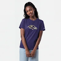 T-shirt Champion violet pour femmes avec logo des Ravens de Baltimore