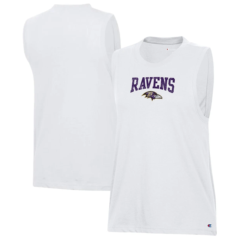 Débardeur blanc Champion Baltimore Ravens pour femme