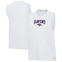 Débardeur blanc Champion Baltimore Ravens pour femme