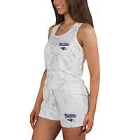 Ensemble de nuit Concepts Sport Baltimore Ravens Quartz Hacci en tricot pour femmes