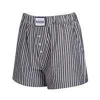Ensemble de deux boxers à rayures et imprimés unis pour femme Concepts Sport Charcoal Baltimore Ravens