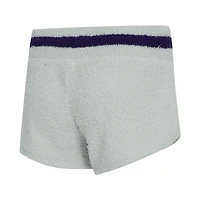 Ensemble sweat à capuche et short manches longues Whitley gris Baltimore Ravens pour femme Concepts Sport