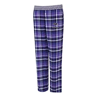 Pantalon à carreaux tri-mélange Laney pour femme Concepts Sport Purple Baltimore Ravens