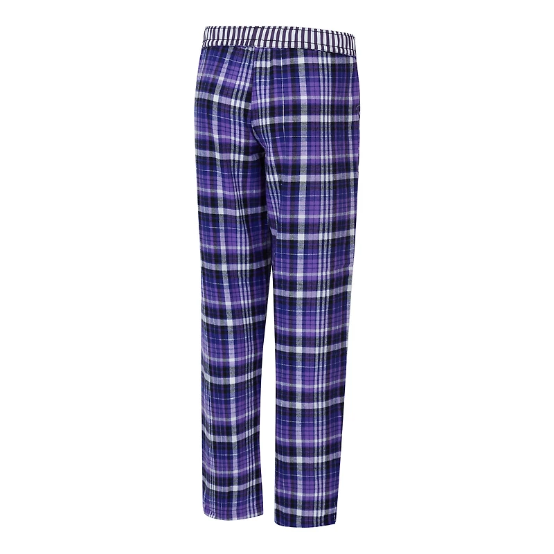 Women's Concepts Sport Purple Baltimore Ravens Laney Plaid Tri-Blend Pants