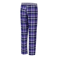 Women's Concepts Sport  Purple Baltimore Ravens Laney Plaid Tri-Blend Pants