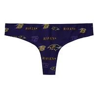 String Concepts Sport violet à imprimé mosaïque des Baltimore Ravens pour femme