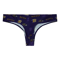 String Concepts Sport violet à imprimé mosaïque des Baltimore Ravens pour femme
