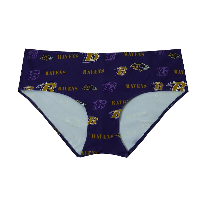 Culotte en tricot à imprimé mosaïque violet Baltimore Ravens pour femme Concepts Sport
