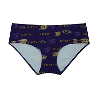 Culotte en tricot à imprimé mosaïque violet Baltimore Ravens pour femme Concepts Sport