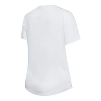Ensemble haut à manches courtes et leggings Concepts Sport blanc/anthracite des Baltimore Ravens Sonata pour femme