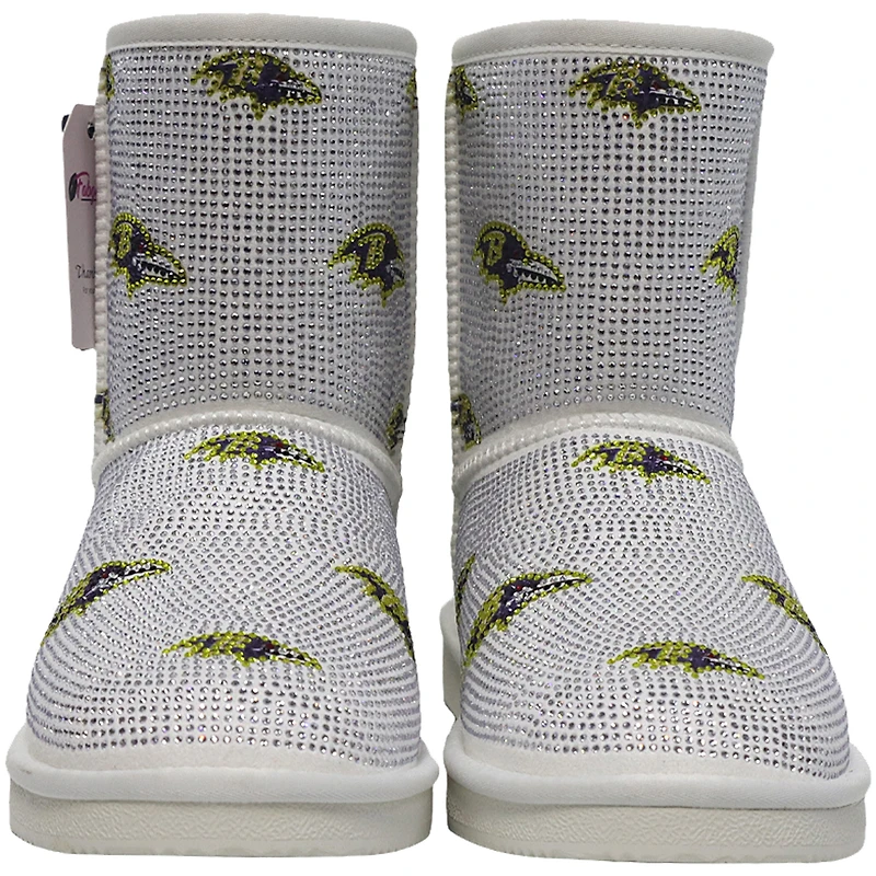 Women's Cuce  Baltimore Ravens Logo Pull on Ankle Boots