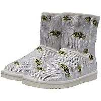Women's Cuce  Baltimore Ravens Logo Pull on Ankle Boots