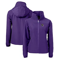 Women's Cutter & Buck Purple Baltimore Ravens Charter Eco Recycled Full-Zip Jacket