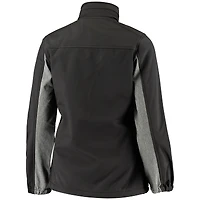 Women's Dunbrooke Black Baltimore Ravens Zephyr Softshell Full-Zip Jacket