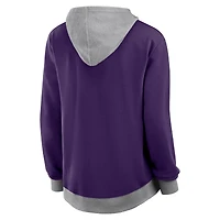 Women's Fanatics  Purple Baltimore Ravens Hit It Full-Zip Hoodie