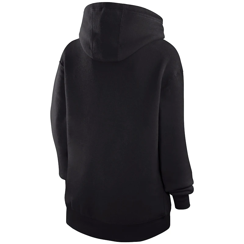 Women's G-III 4Her by Carl Banks Black Baltimore Ravens City Graphic Team Fleece Pullover Hoodie