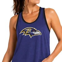 Women's G-III 4Her by Carl Banks Purple Baltimore Ravens Tater II Racerback Tank Top