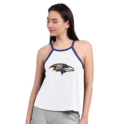 Women's G-III 4Her by Carl Banks Baltimore Ravens Redemption Win Slub Tank Top