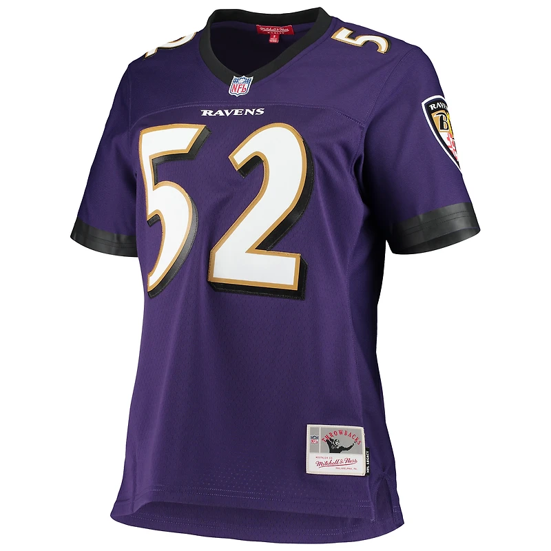 Maillot réplique de l'équipe des Ravens Baltimore, violet, Mitchell & Ness, pour femme, avec Ray Lewis.