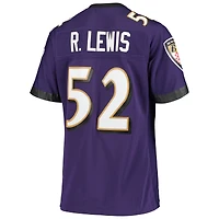 Women's Mitchell & Ness Ray Lewis Purple Baltimore Ravens Legacy Replica Team Jersey