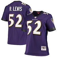 Maillot réplique de l'équipe des Ravens Baltimore, violet, Mitchell & Ness, pour femme, avec Ray Lewis.