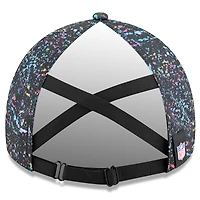 Casquette ajustable noire New Era Baltimore Ravens 2025 NFL Crucial Catch Pony Tail pour femme