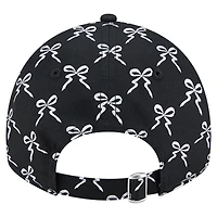 Casquette ajustable New Era noire Baltimore Ravens Ribbon 9TWENTY pour femme