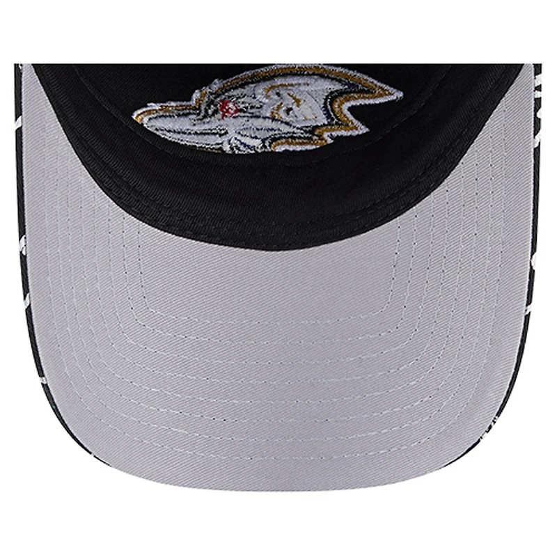 Women's New Era  Black Baltimore Ravens Ribbon 9TWENTY Adjustable Hat