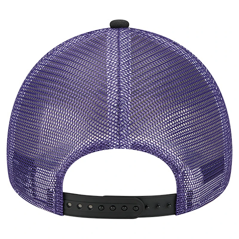 Women's New Era White/Black Baltimore Ravens Friendship Bracelet 9FORTY Adjustable Hat