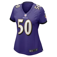 Women's Nike Adisa Isaac  Purple Baltimore Ravens Game Jersey