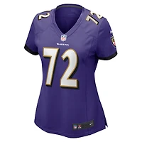 Women's Nike Andrew Vorhees  Purple Baltimore Ravens Game Jersey