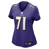 Maillot Nike Carson Vinson violet pour femme des Baltimore Ravens